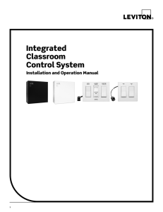 Integrated Classroom Control System