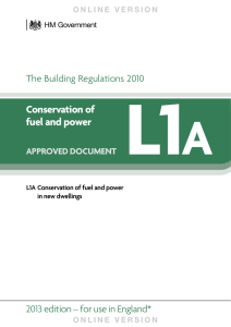 Conservation of fuel and power