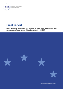 Final report - ESMA