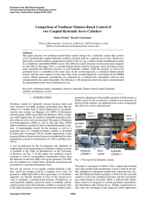 Comparison of Nonlinear Flatness-Based Control of Two Coupled