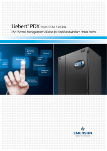 Liebert® PDX from 15 to 120 kW