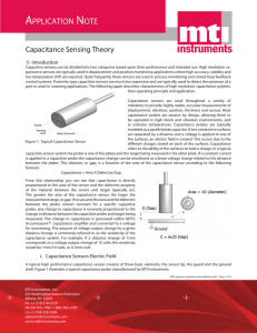 Capacitance Sensing Theory