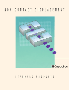 Standard Displacement Sensors Brochure