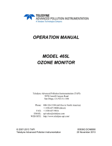 M465L Manual - Teledyne API