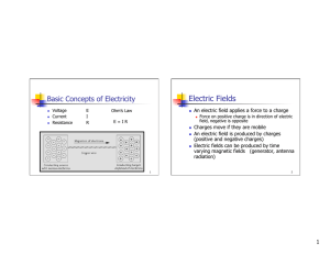 Electric Fields