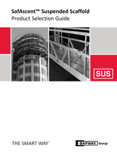 Suspended Scaffold Product Selection Guide