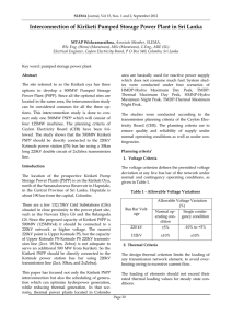 Interconnection of Kiriketi Pumped Storage Power