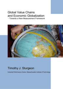 Global Value Chains and Economic Globalization