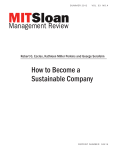 How to Become a Sustainable Company