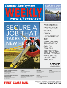 first- class mail - Contract Employment Weekly