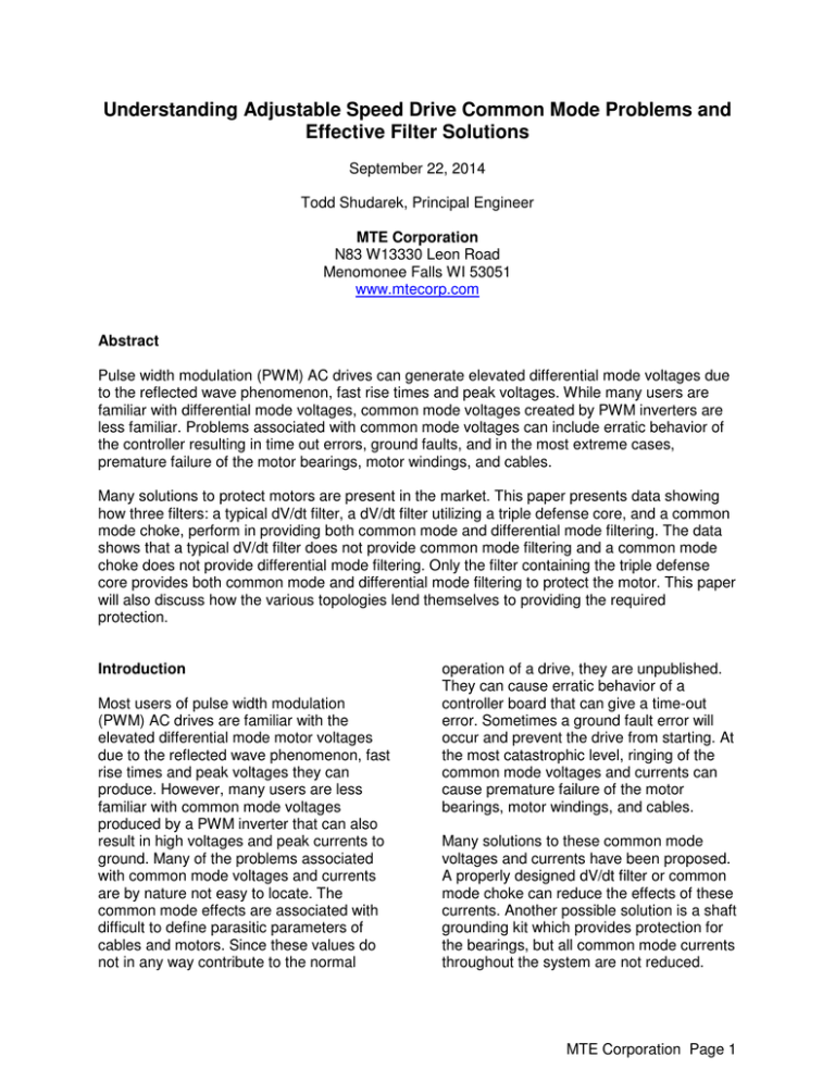 understanding-adjustable-speed-drive-common-mode-problems