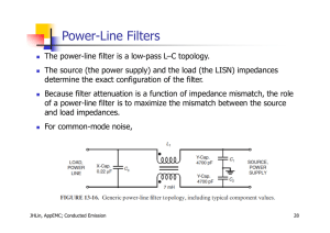 Power-Line Filters