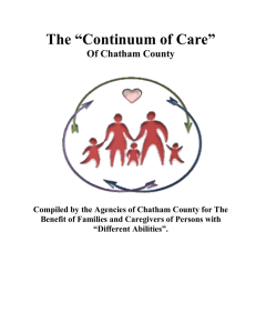 Continuum of Care - GCF Family Support Services