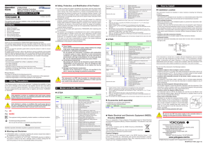 UT55A Series| Operation Manual - Electro