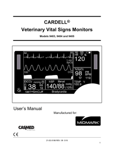 Model 9403, 9404 and 9405 User`s Manual, English