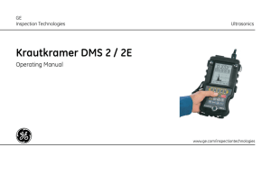 Krautkramer DMS 2 / 2E - Advantech, NDT Equipment, Non