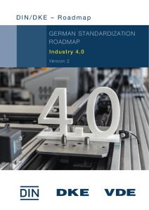 German Standardization Roadmap – Industry 4.0