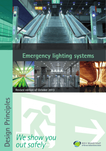 Emergency lighting systems