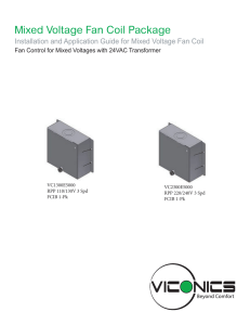 Mixed Voltage Fan Coil Package