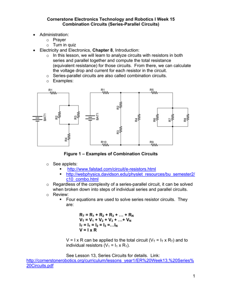 Series And Parallel Circuits Equivalent Resistance