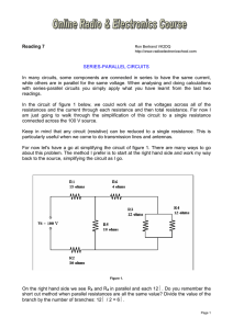 Parallel and Series Circuits