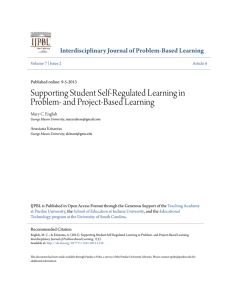 Supporting Student Self-Regulated Learning in - Purdue e-Pubs