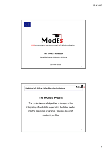 The MOdES Project