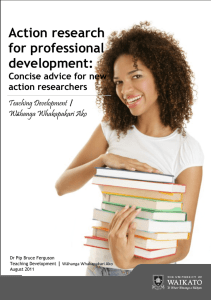 Action research for professional development: Concise advice for