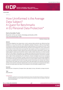 How Uninformed is the Average Data Subject? A Quest for