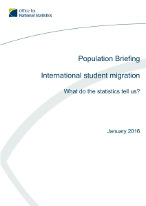 International student migration - what do the statistics tell us?