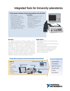 Integrated Tools for University Laboratories