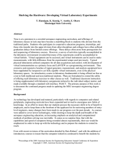 shelving the hardware: developing virtual laboratory experiments