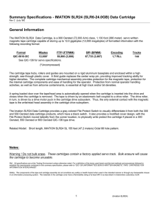 Summary Specifications - IMATION SLR24 (SLR6-24.0