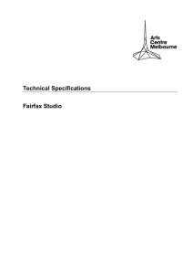 Fairfax Studio Technical Specifications