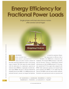 Energy Efficiency for Fractional Power Loads