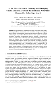 LNCS 4717 - At the Flick of a Switch: Detecting and Classifying