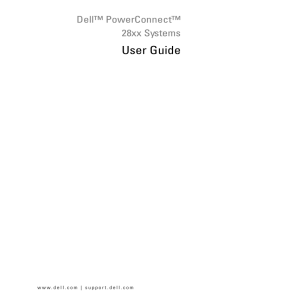 Dell PowerConnect 28xx Systems User Guide