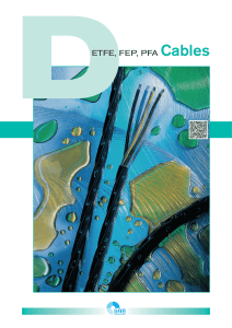 ETFE, FEP, PFA Cables