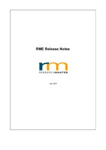 RME6 Release Notes v6.11.0