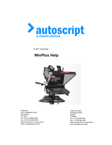 WinPlus Help - Parent Directory