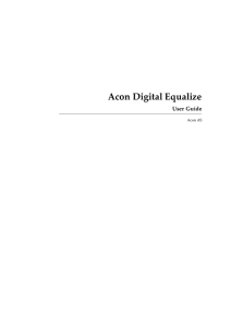 Acon Digital Equalize 1.2