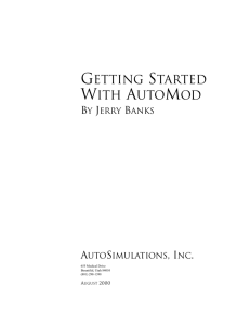 GETTING STARTED WITH AUTOMOD