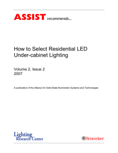 Volume 2, Issue 2: How to Select Residential LED Under