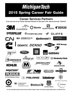 2015 Spring Career Fair Guide - Michigan Technological University