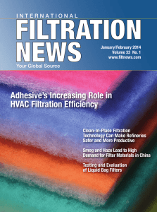 Jan/Feb 2014 - Filtration News