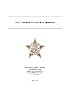 Most Common Firearms Law Questions