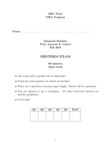 Midterm (with solution)
