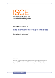 Fire alarm monitoring techniques