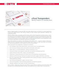 uTrust Transponders