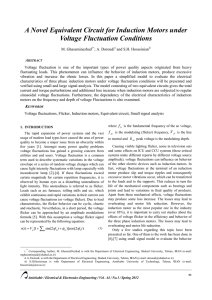 A Novel Equivalent Circuit for Induction Motors under Voltage